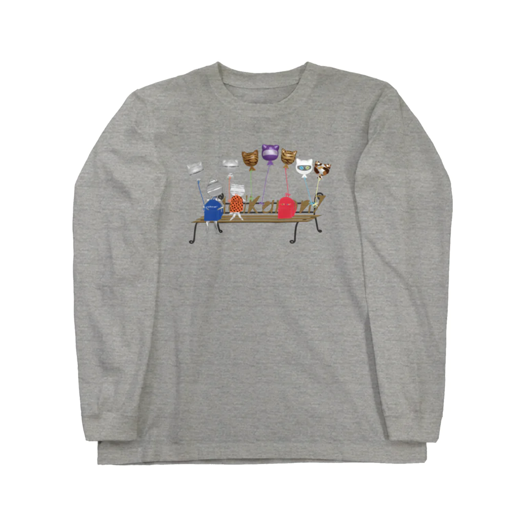 MolKaronのMolKaron7　ロゴと風船 Long Sleeve T-Shirt