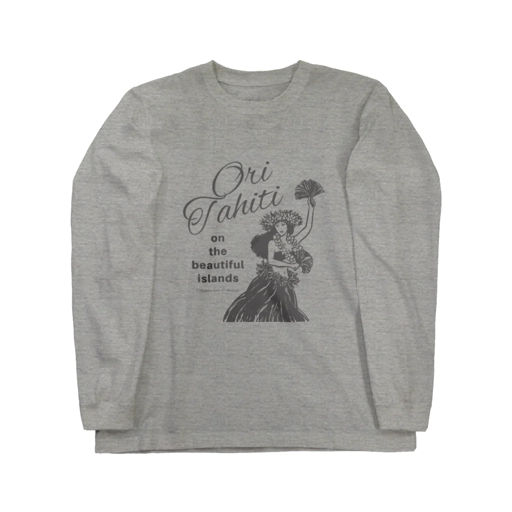 Noa Noa Art ＆ Designのオリ・タヒチ｜Tahitian Dancer 02 Long Sleeve T-Shirt