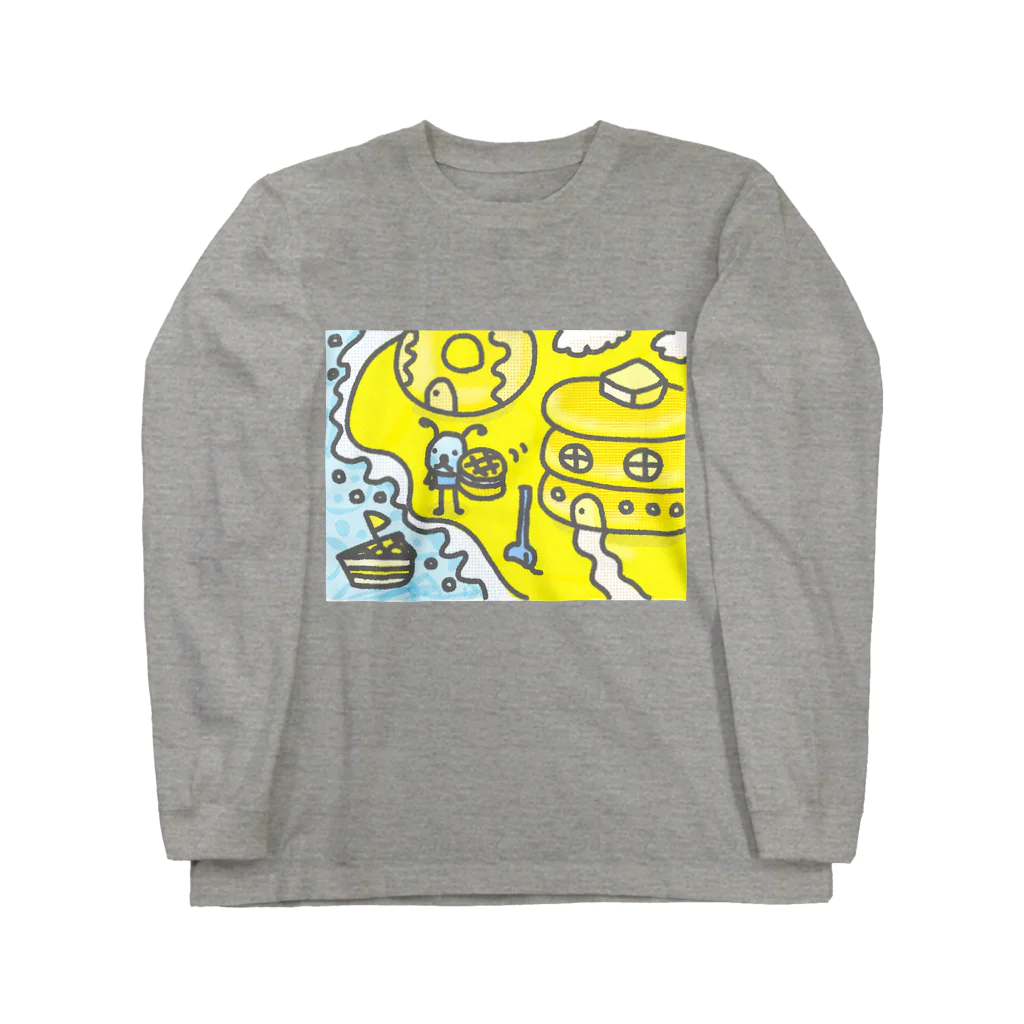 惑星プルルのホットオケーキ海岸管理人　アーリン大佐 Long Sleeve T-Shirt