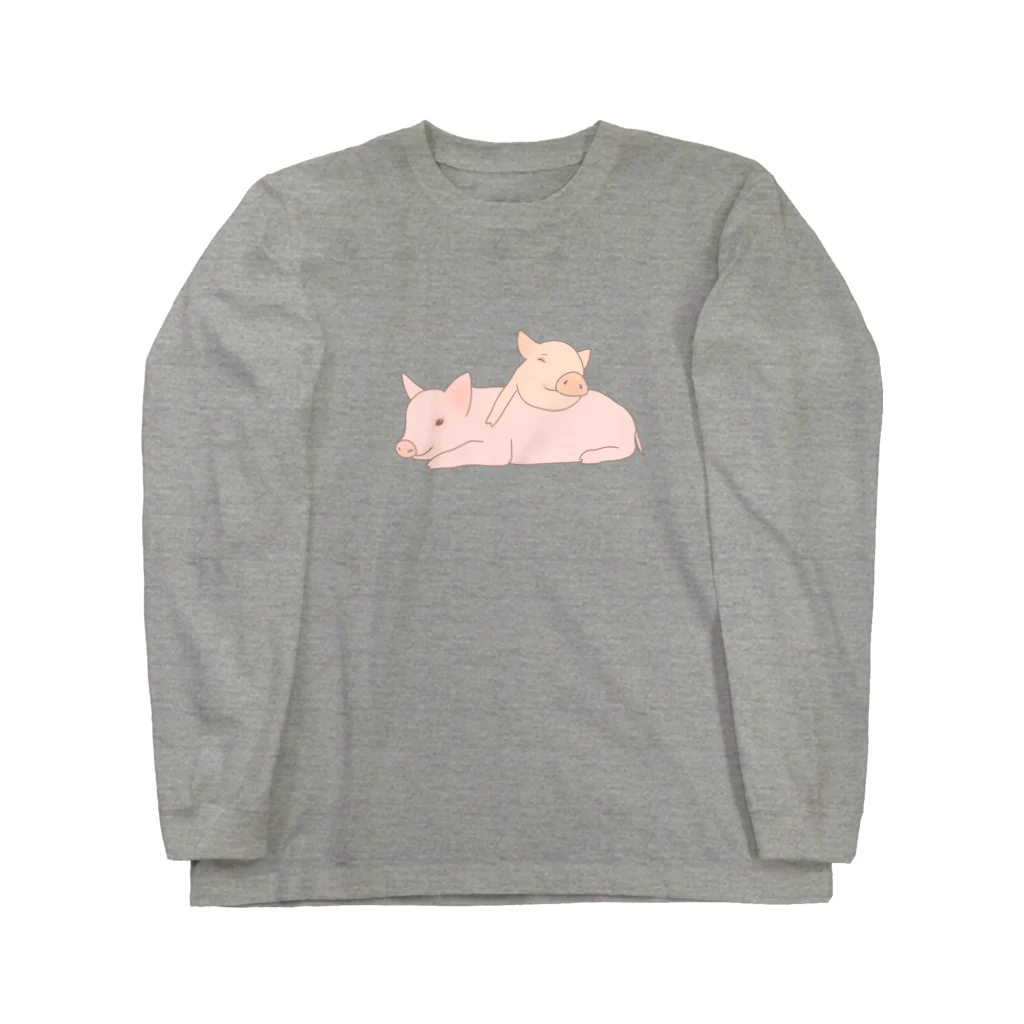 Hihitoの2ひきのこぶた Long Sleeve T-Shirt