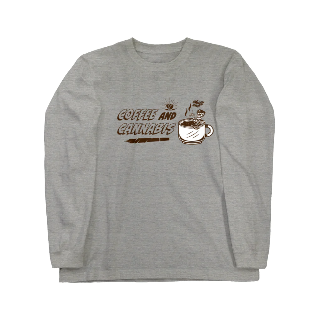 420 MUSIC FACTORYのCoffee＆Cannabis（コーヒーと大麻）　#2 Long Sleeve T-Shirt