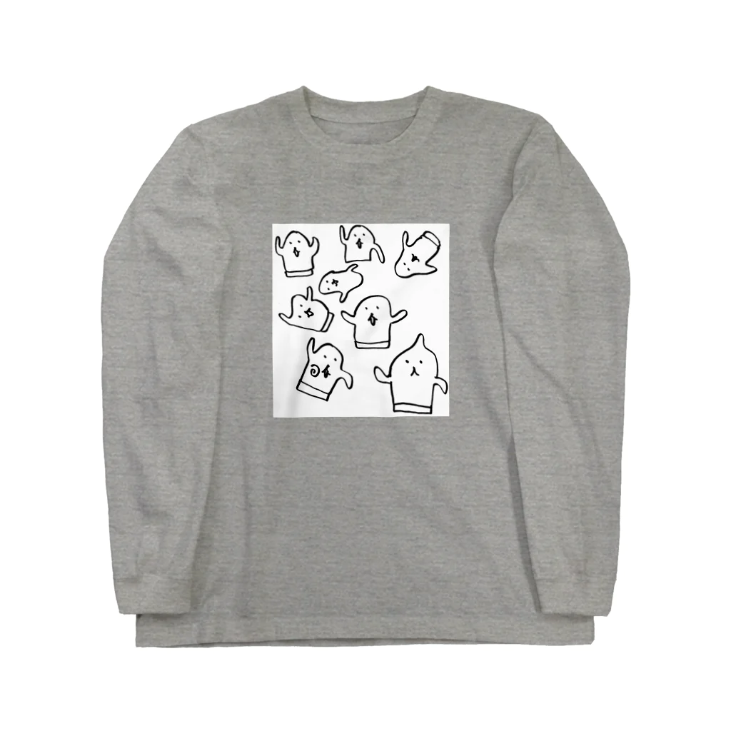 SHOP ハニワのはにわ沢山 Long Sleeve T-Shirt