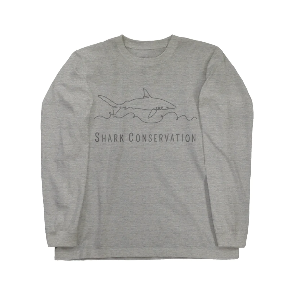 MUSEA（ミューゼア）のサメTシャツ（Shark conservation shirt） ロングスリーブTシャツ