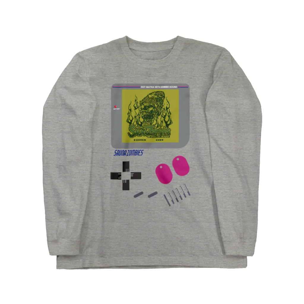 SAUNA ZOMBIESのSAUNA ZOMBIES -8bit ZOMBIES- Long Sleeve T-Shirt