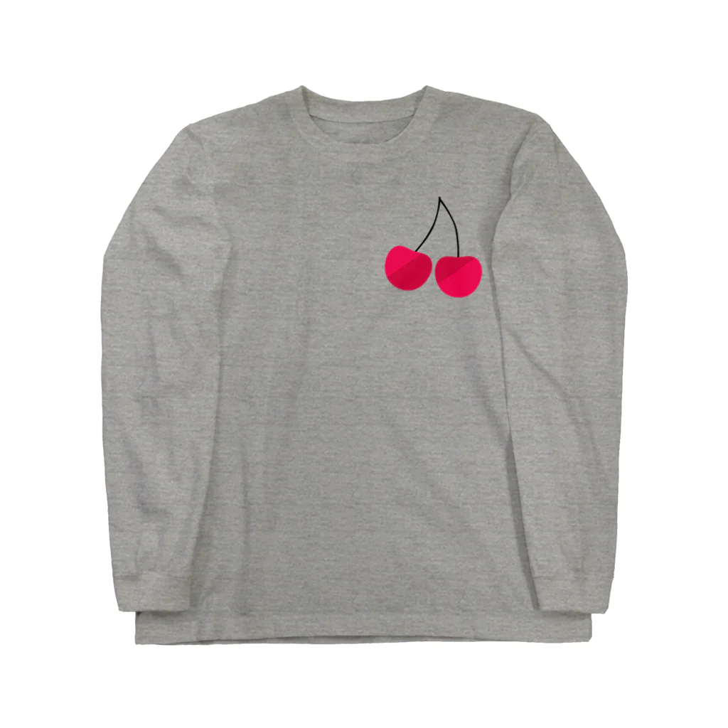 KAWAGOE GRAPHICSのさくらんぼちゃん Long Sleeve T-Shirt