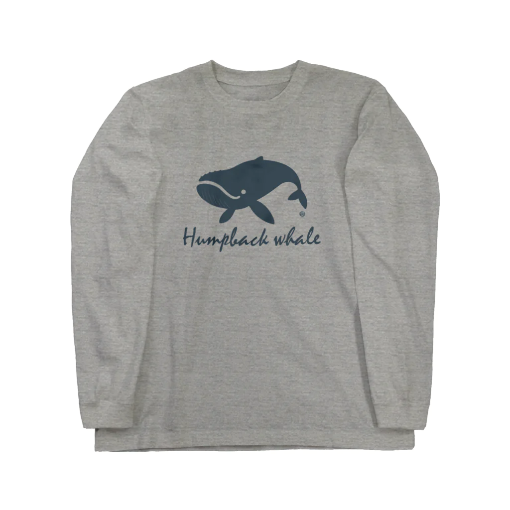 Atelier Pomme verte のHumpback whale22 ロングスリーブTシャツ