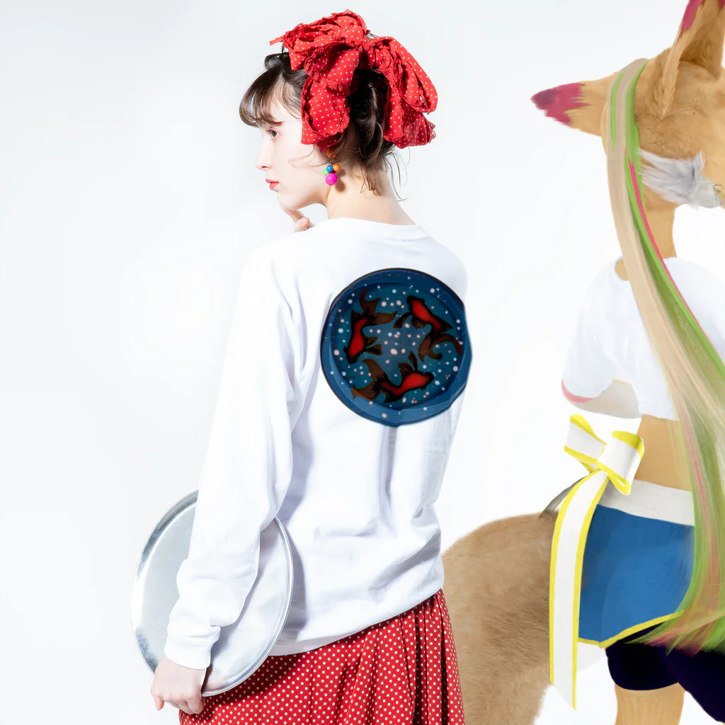 AURA_HYSTERICAのFISHBOWL Long Sleeve T-Shirt :model wear (back, sleeve)