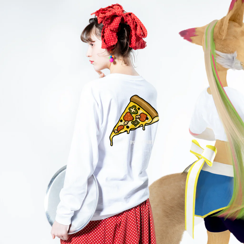 ChRiSUMAのChRiSUMA FOOD FIGHTER 3 Long Sleeve T-Shirt :model wear (back, sleeve)