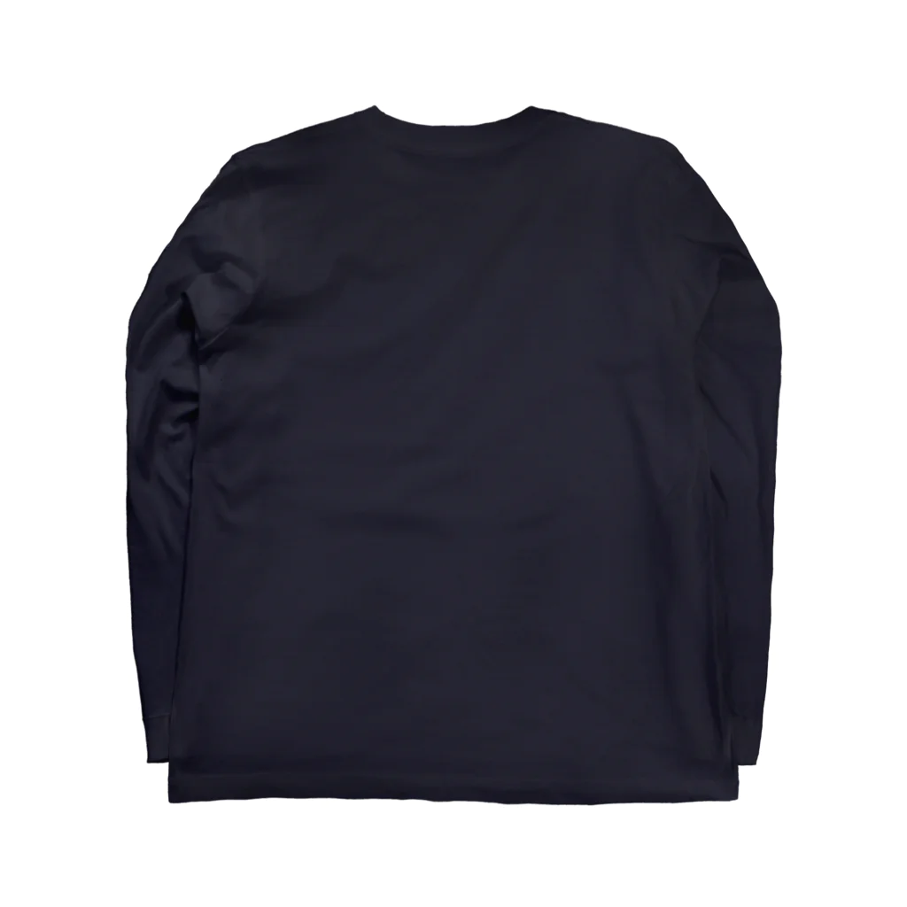 NIKORASU GOのユーモアデザイン「ダンベル」 Long Sleeve T-Shirt :back