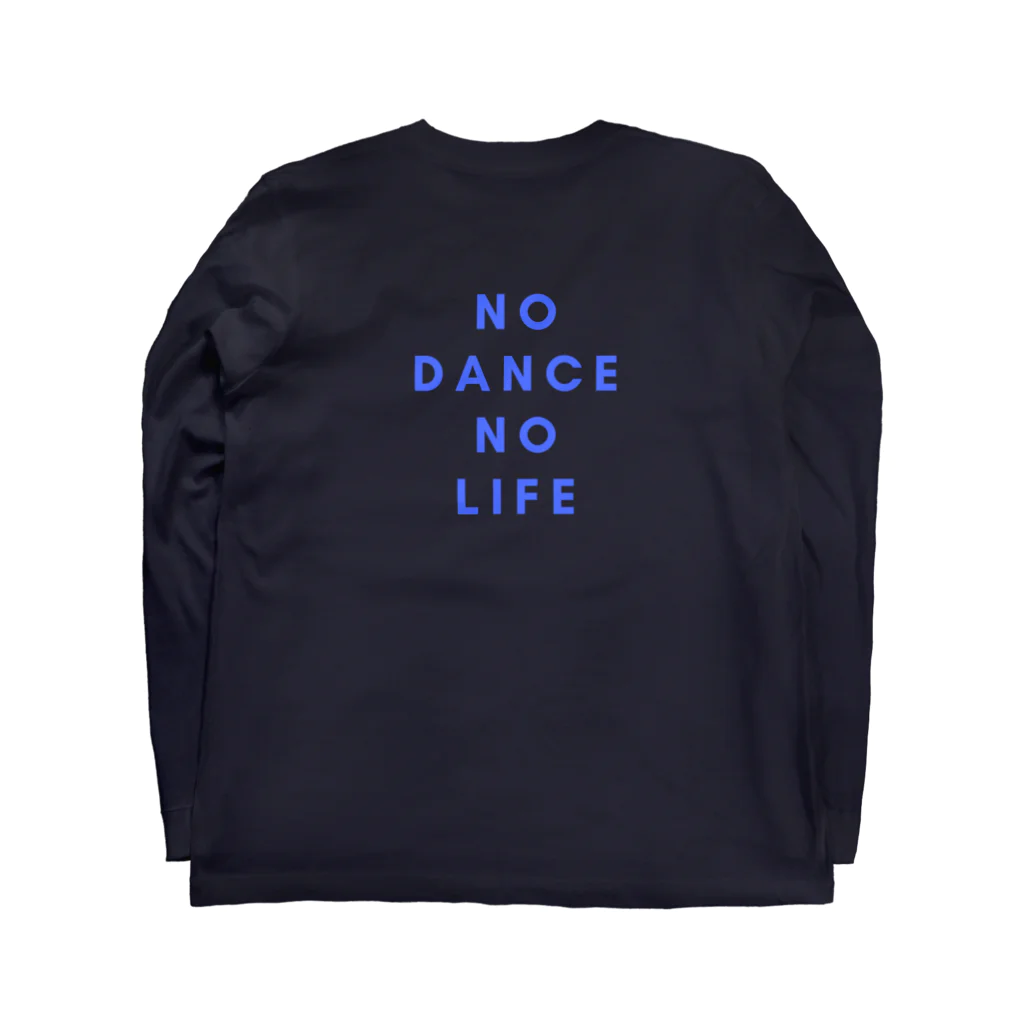 しろくまダンサーのNO DANCE NO LIFE ロングスリーブTシャツの裏面