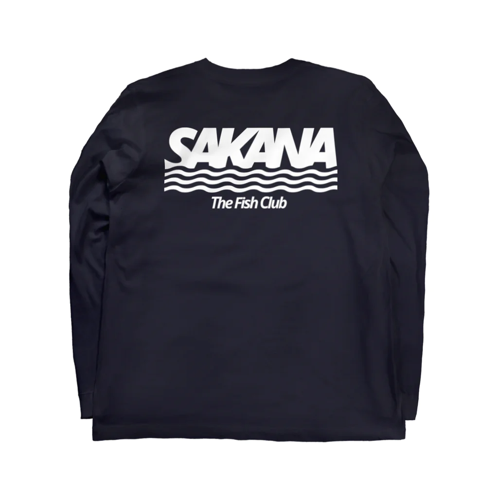 SAKANA  TheFishClubのSAKANA FrontWave ロングスリーブTシャツの裏面