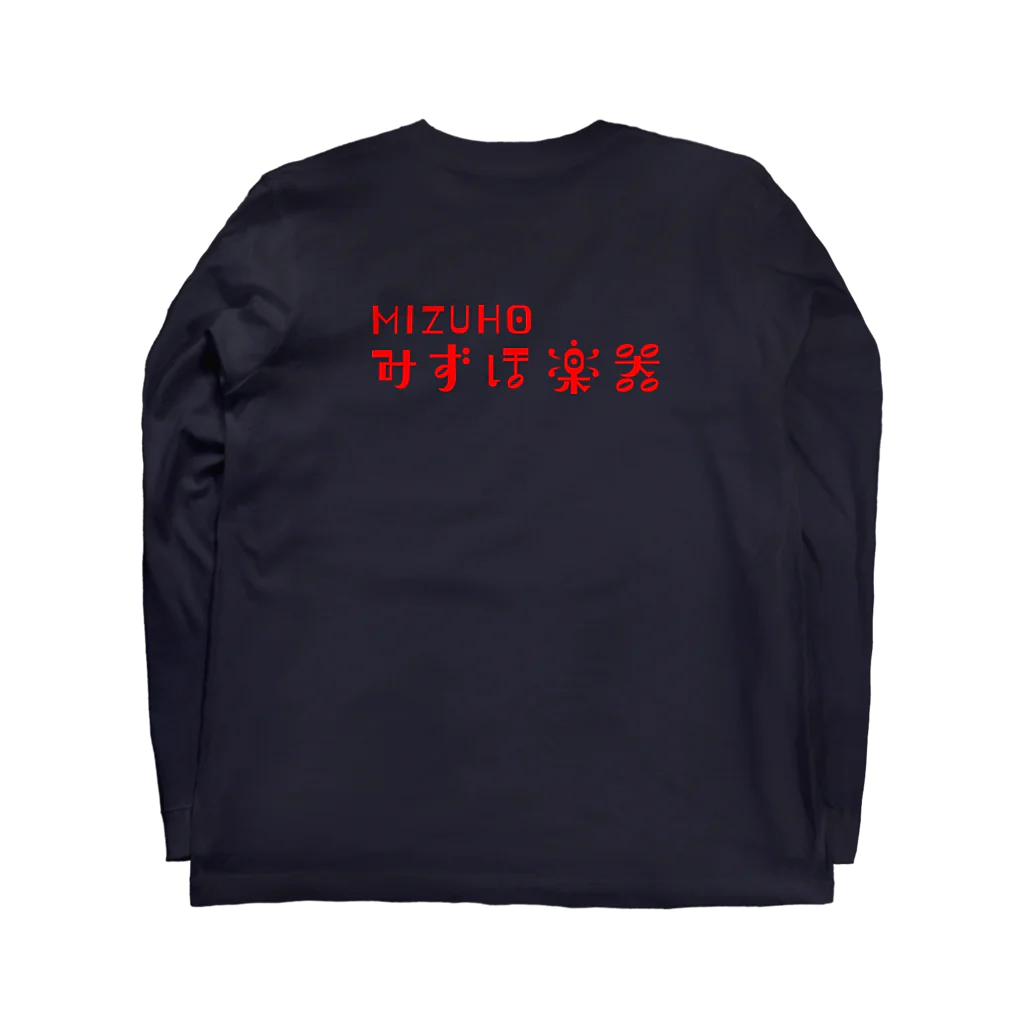 Tomokoのみずほの音符ロゴ Long Sleeve T-Shirt :back