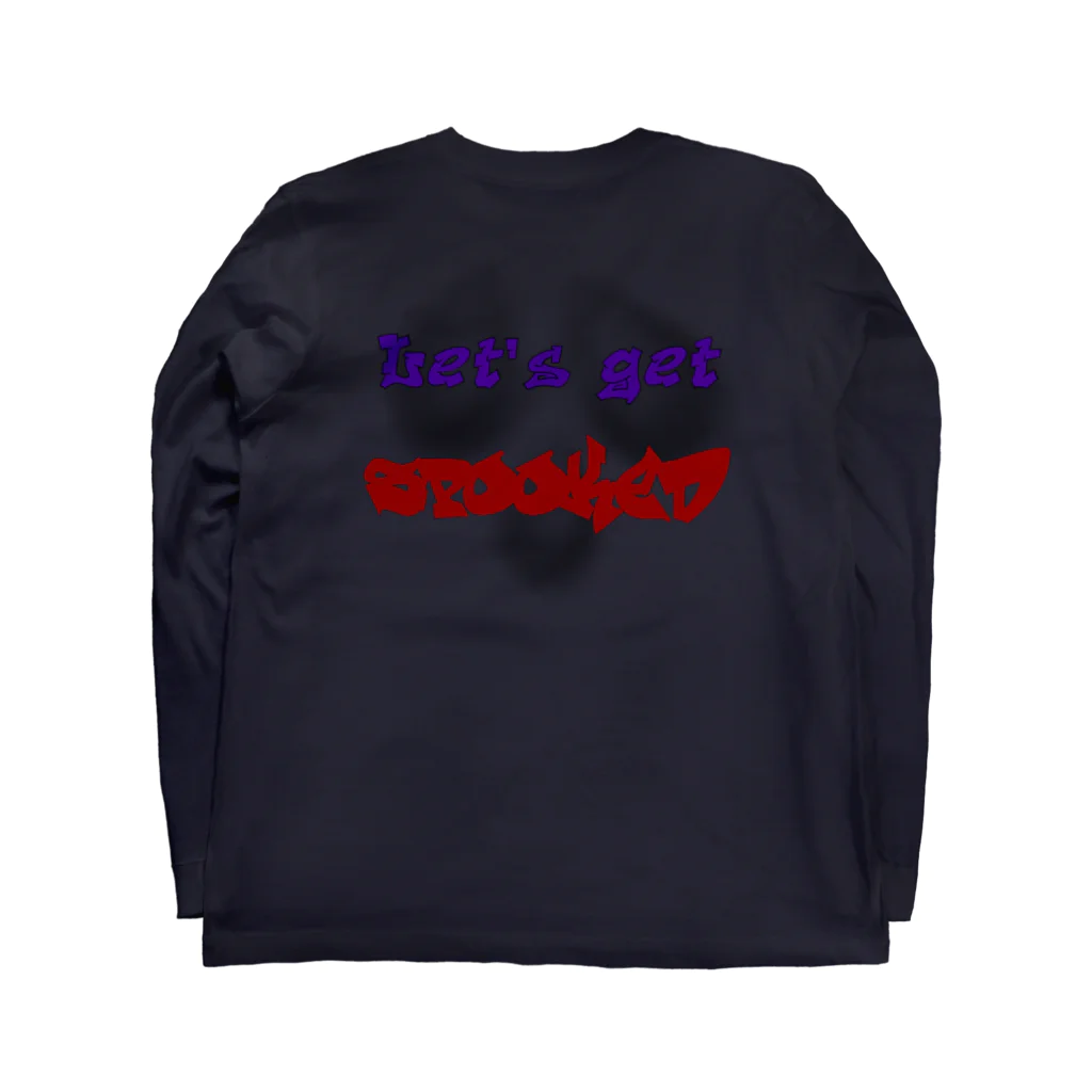 爆乳のLet's get SPOOKED Long Sleeve T-Shirt :back