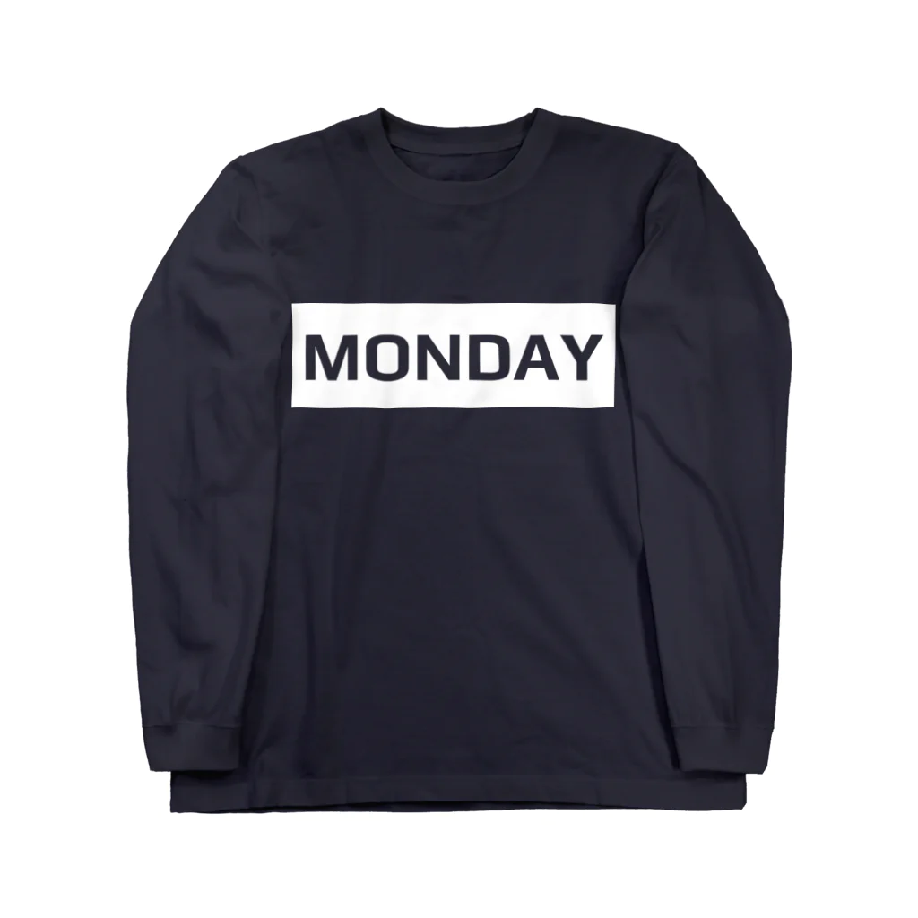 本間タダシのMONDAY ロングスリーブTシャツ