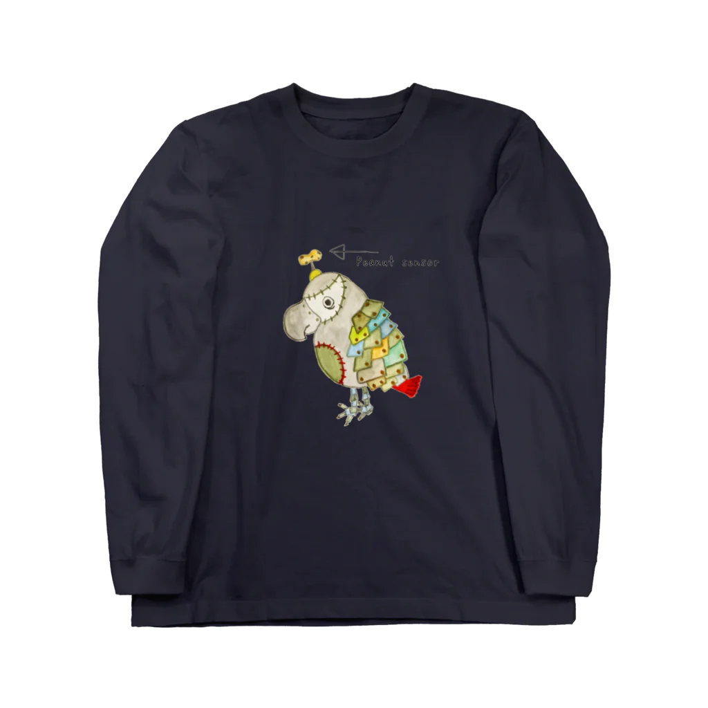 ねこぜや のROBOBO「福ちゃんロボ」 Long Sleeve T-Shirt