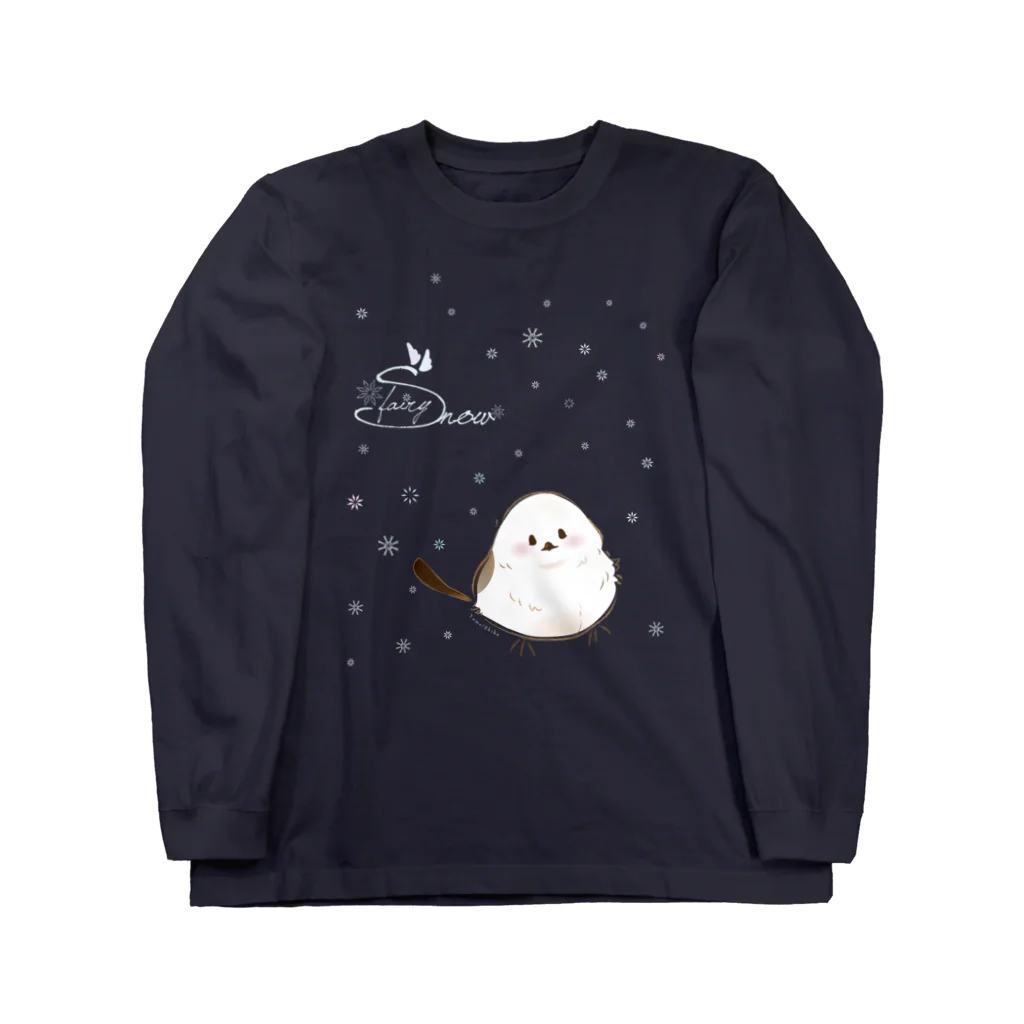 夢見る柴犬のSnow fairy Long Sleeve T-Shirt