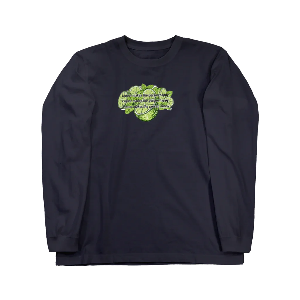 蜂のライムとお酒 Long Sleeve T-Shirt