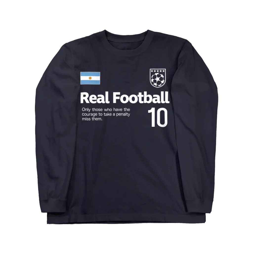 アージーのリアルフットボール アルゼンチン Long Sleeve T-Shirt