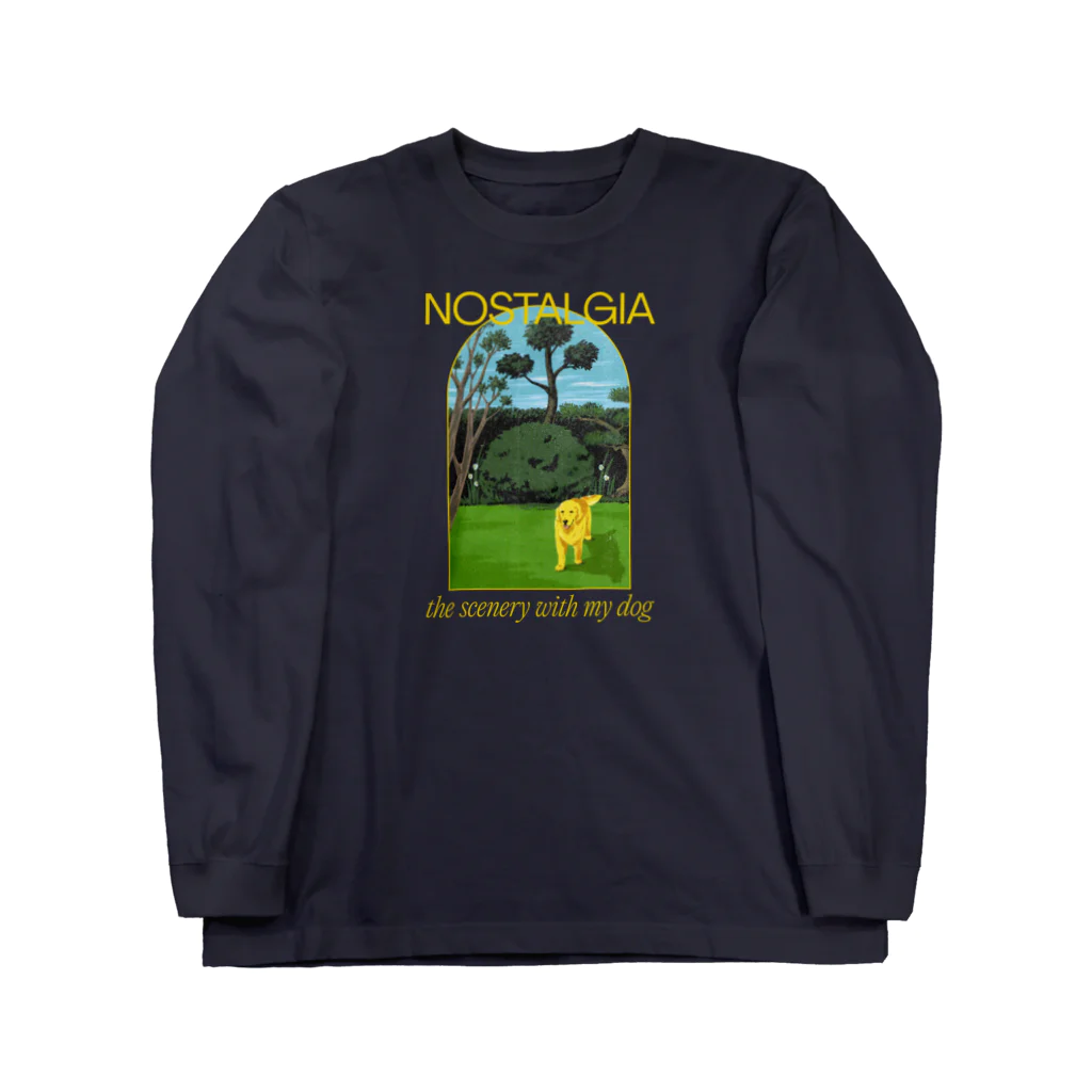 OOKIIINUの犬といた光景 Long Sleeve T-Shirt