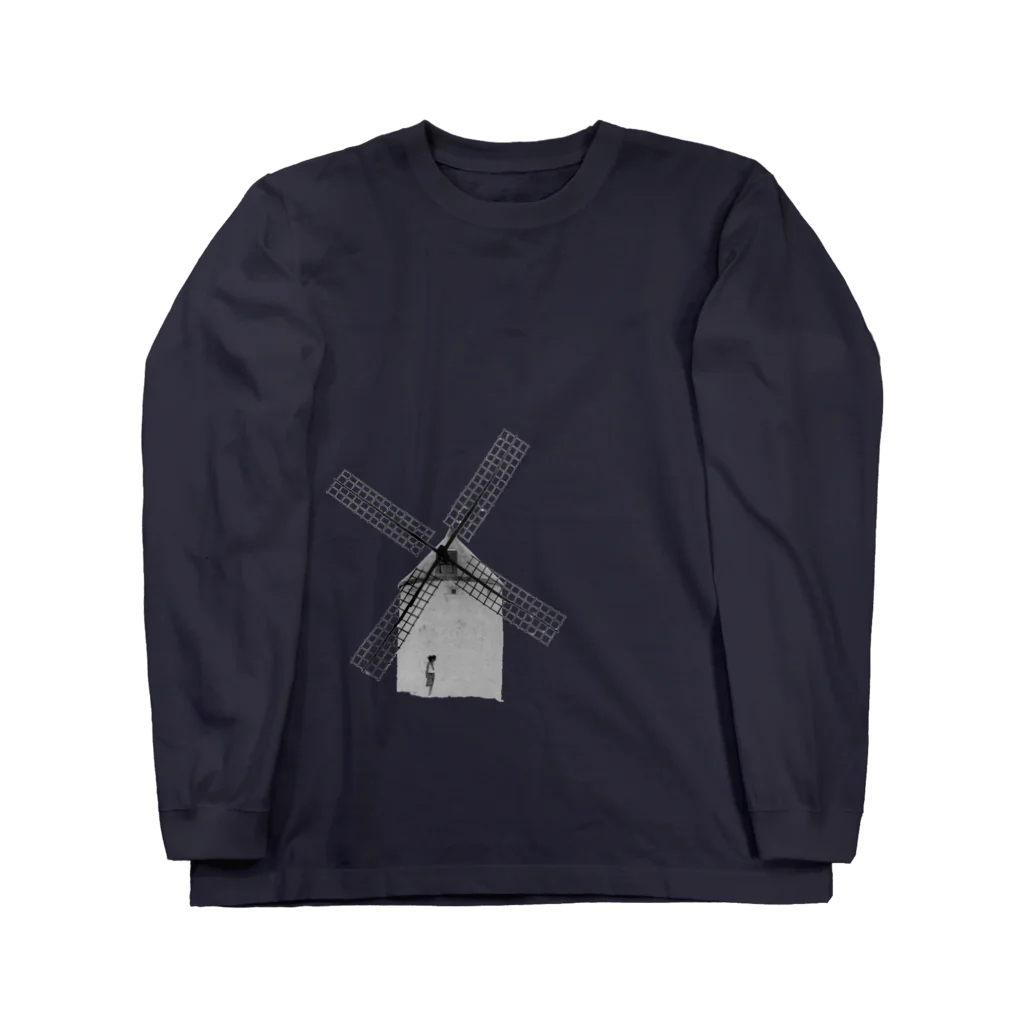 soi hẻm rojiのwindmill Long Sleeve T-Shirt