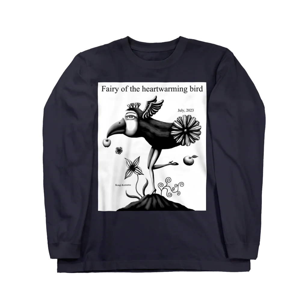 kouji-komatsuの微笑ましい鳥の妖精-j Long Sleeve T-Shirt