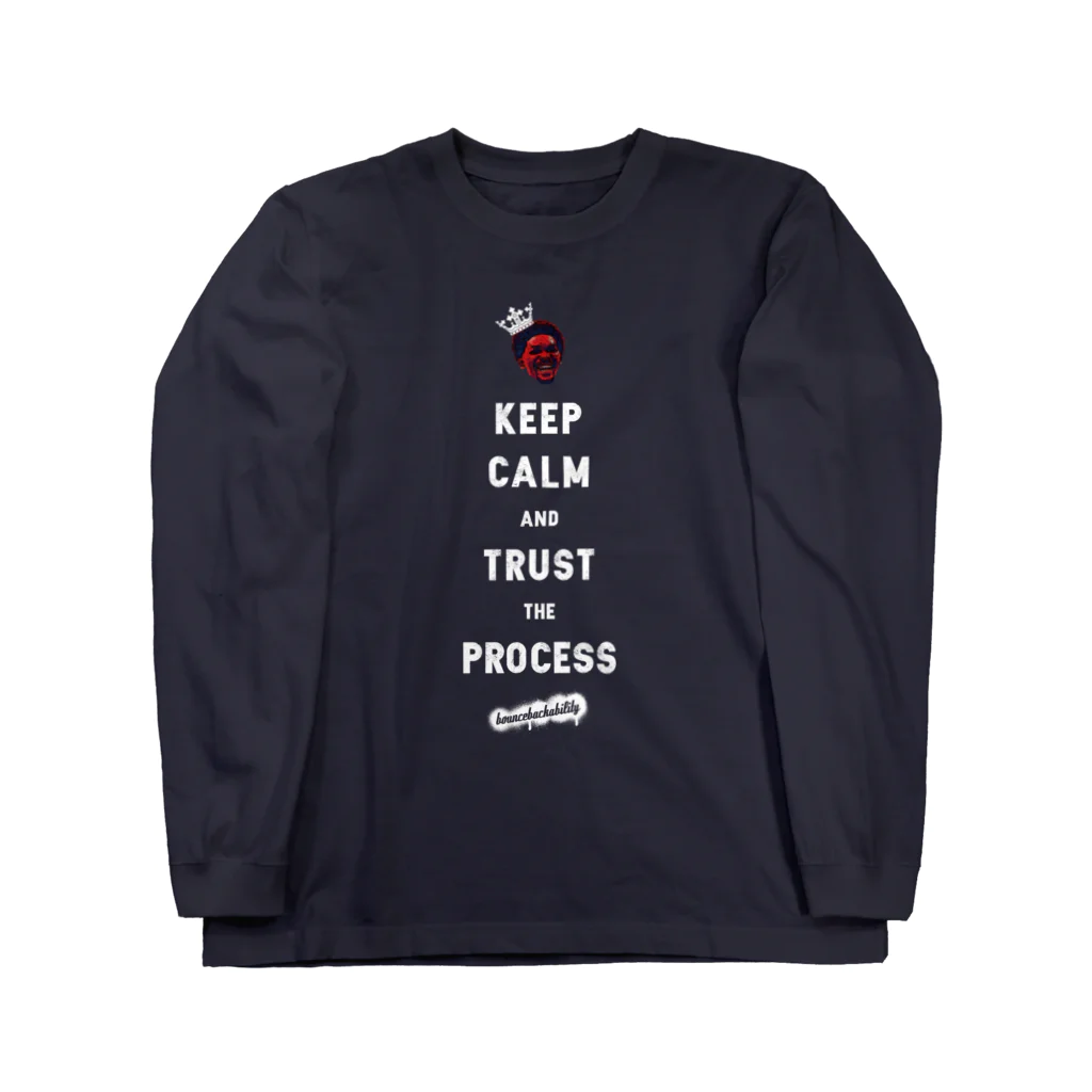 bouncebackabilityの`TRUST THE  PROCESS‘ ロングスリーブTシャツ