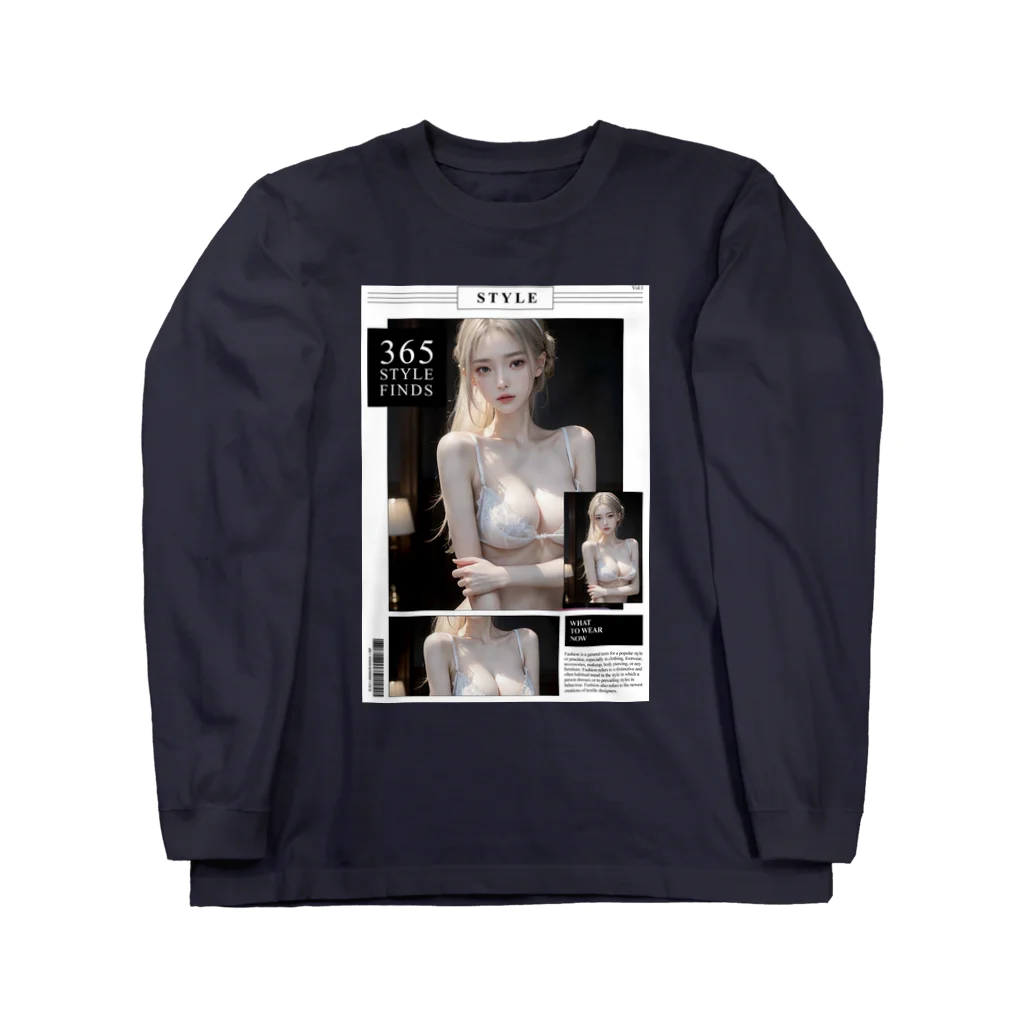 sounya sounyaの美女 図鑑（雪肌） Long Sleeve T-Shirt