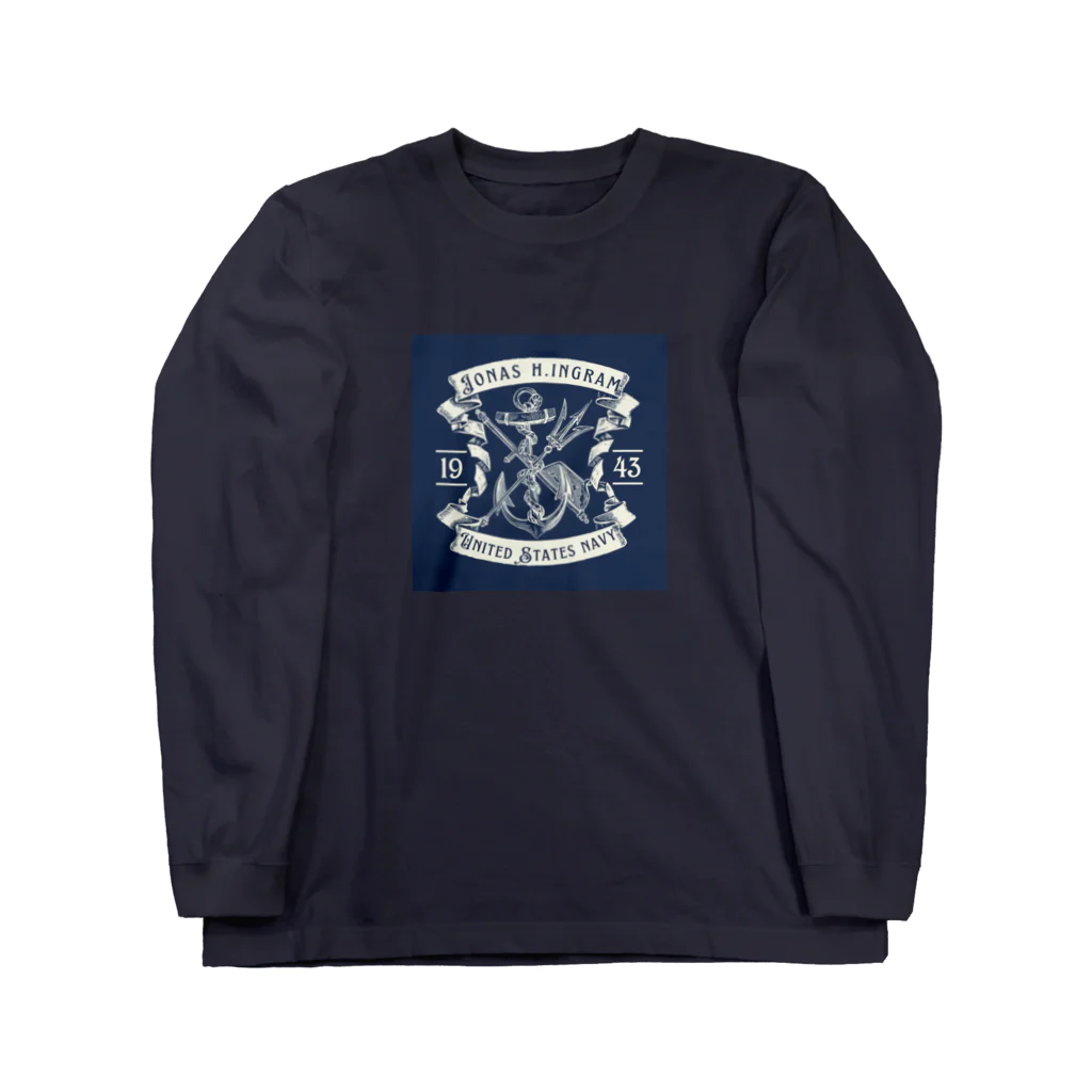 kokohorewanwanのUS navy ロングスリーブTシャツ