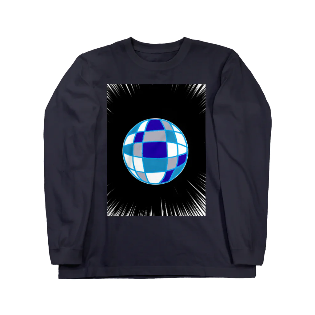 ばい:ゆォーにの🌐柄 Long Sleeve T-Shirt