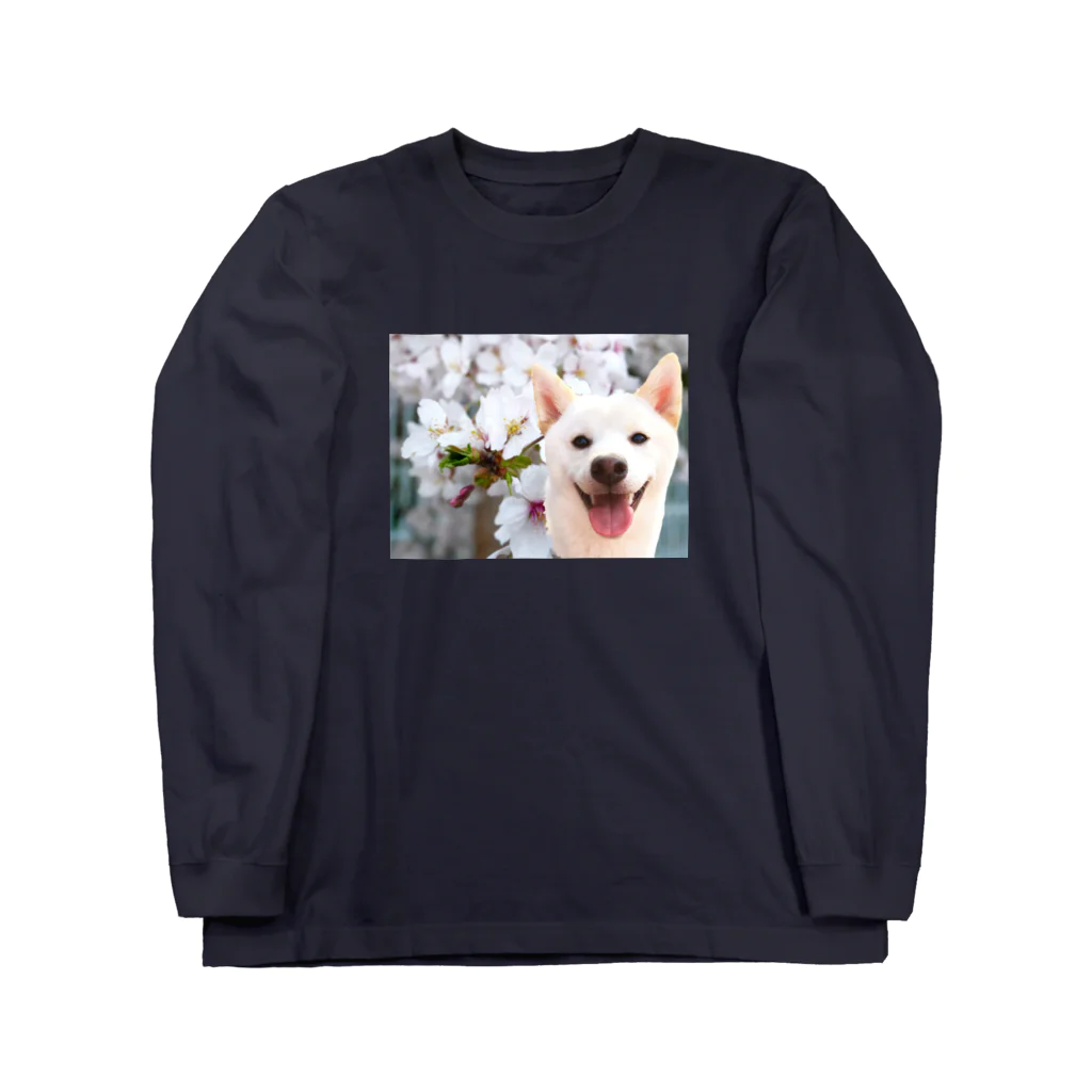 こはくりん の桜と小次郎 Long Sleeve T-Shirt