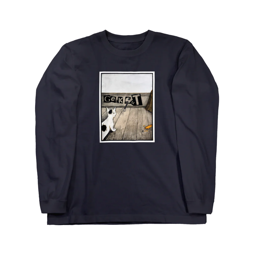 GeekOut Trialの"A Cat Espied a Mouse" L/S Tee Long Sleeve T-Shirt