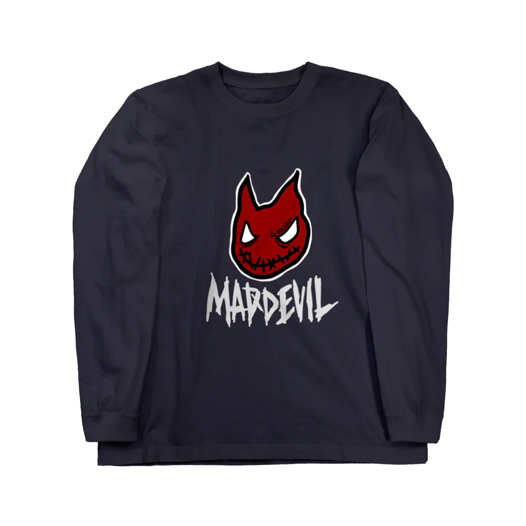 SPLASHYのMADDEVIL White ロングスリーブTシャツ