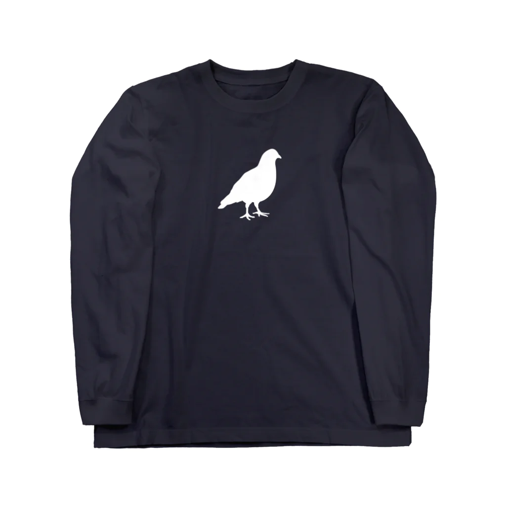 Achiとハトとみんなの店のハトの面影（白） Long Sleeve T-Shirt