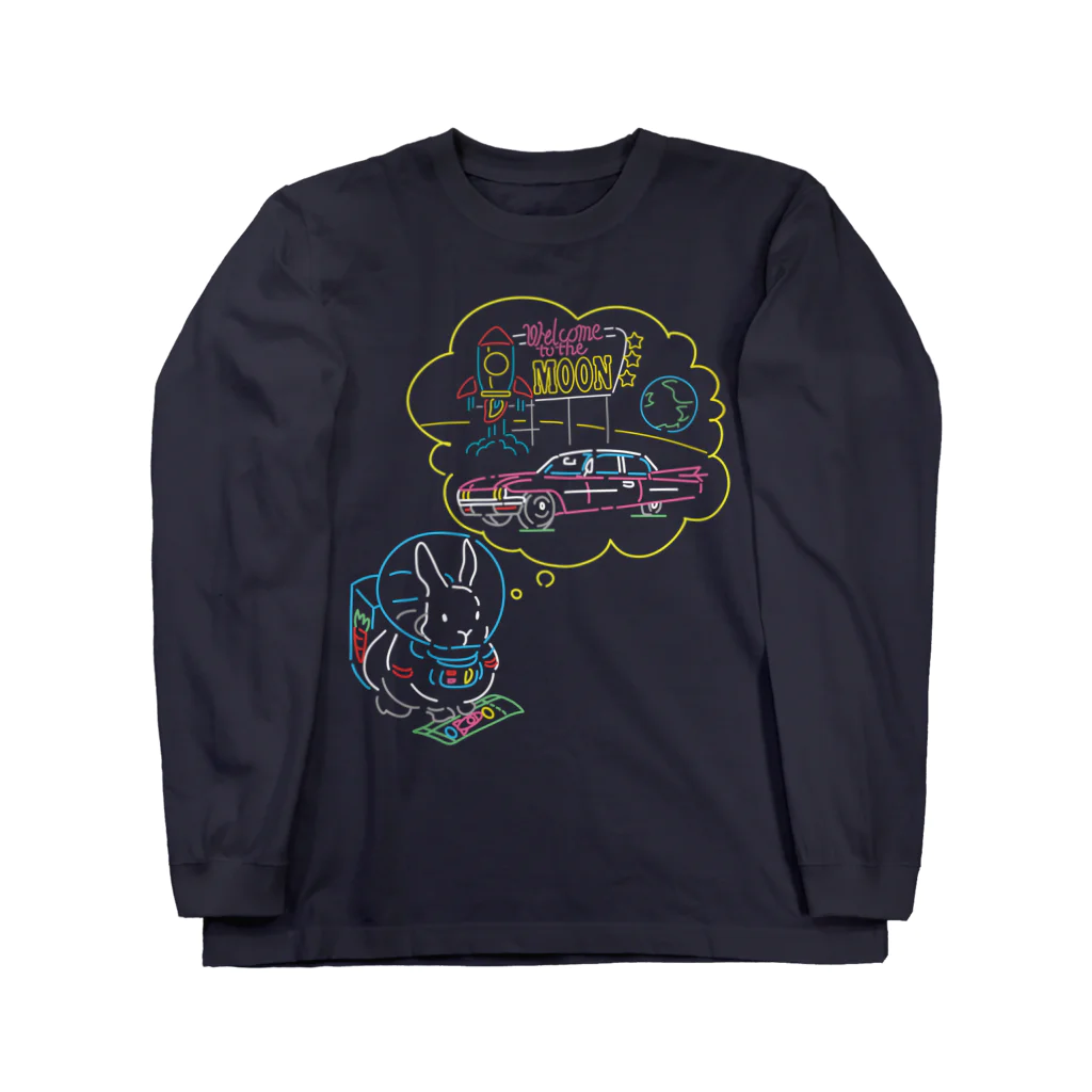 NEGA97のTO THE MOON & BACK(長袖) Long Sleeve T-Shirt