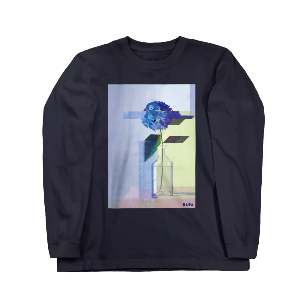 六角堂DADAのカクカクアジサイ Long Sleeve T-Shirt