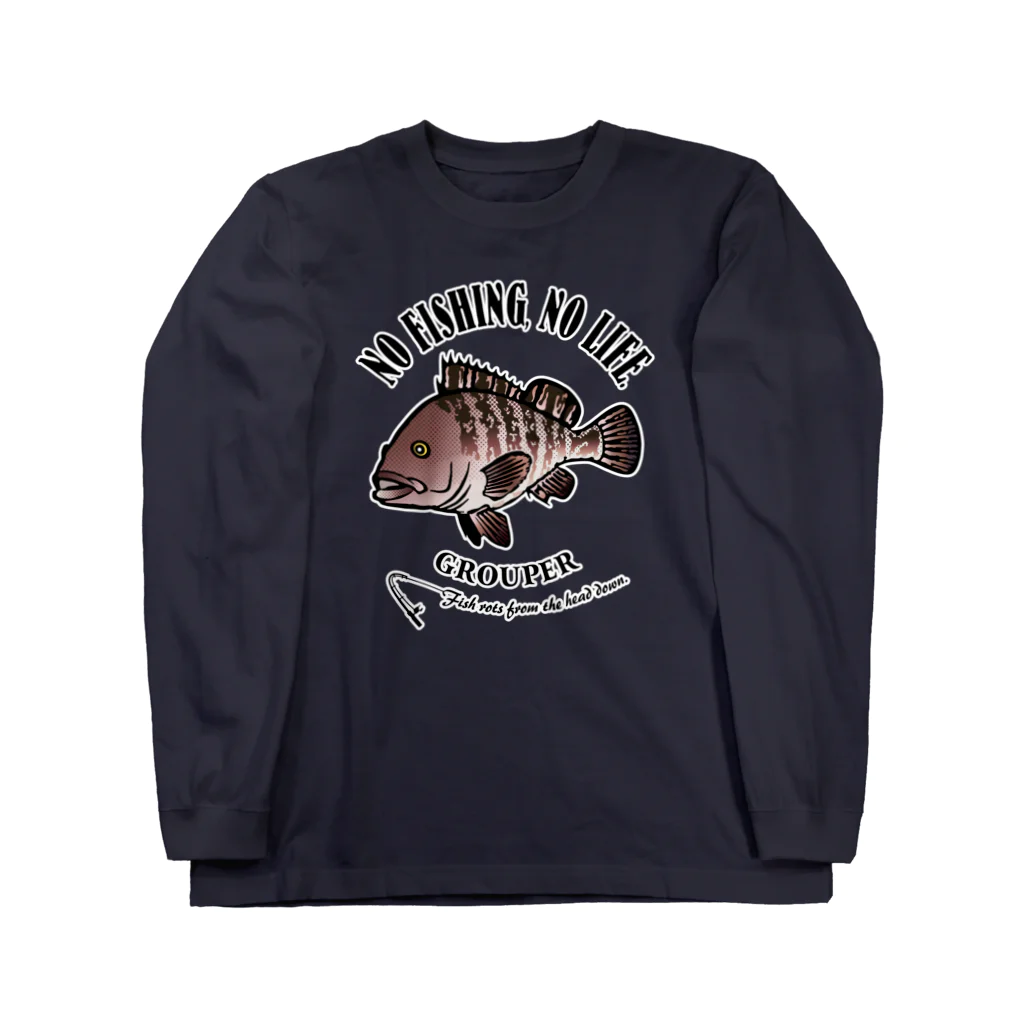 猫と釣り人のMAHATA_EB_1CW Long Sleeve T-Shirt