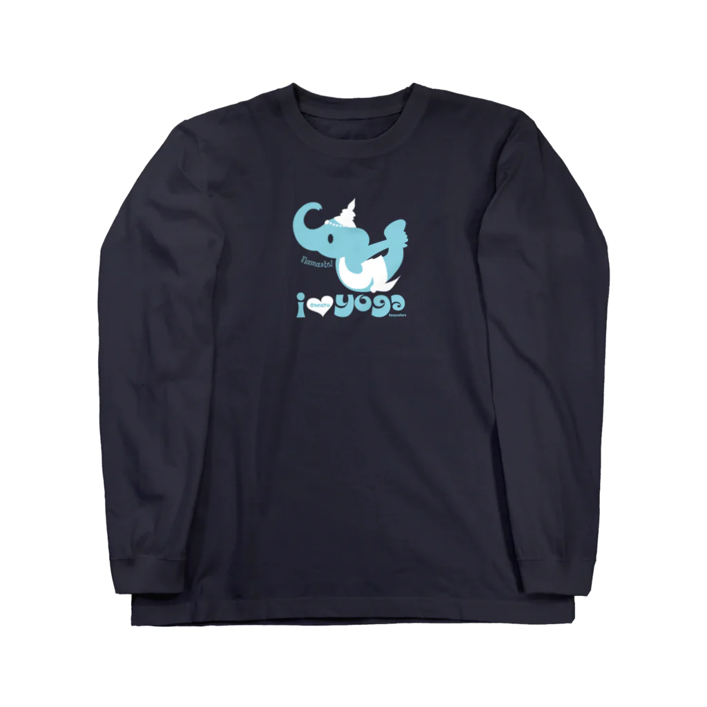 FOXY COLORSのヨガの先生ガネゾーくん Long Sleeve T-Shirt