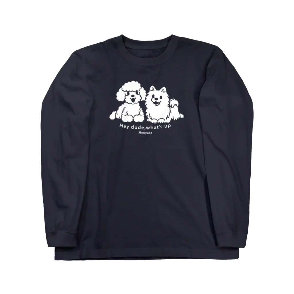 イラスト MONYAAT のToypoo ＆Pome B ロングスリーブTシャツ