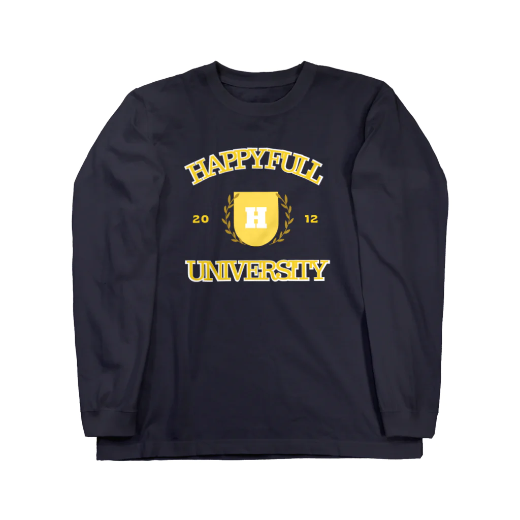 hpfull倶楽部のHAPPYFULL UNIVERSITY ロングスリーブTシャツ