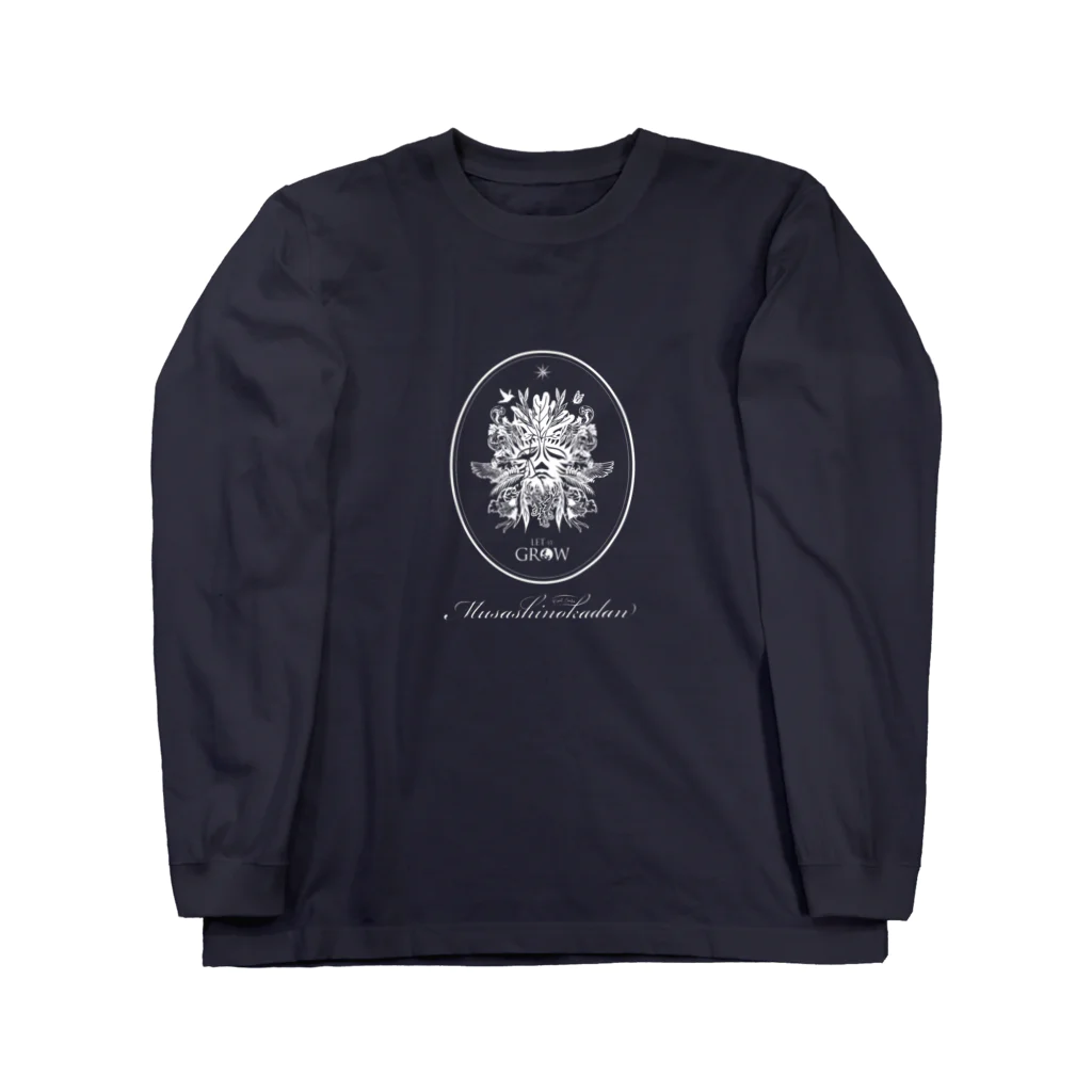 PlantCentre MusashinoKadanのGreen Man（オーバル）　ロングスリーブTシャツ Long Sleeve T-Shirt