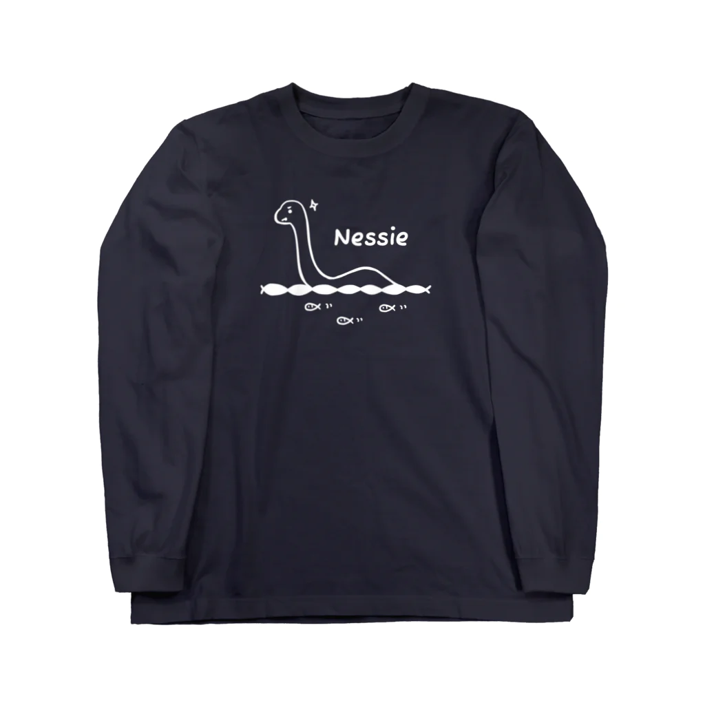 Andiamoのネッシー（白） Long Sleeve T-Shirt