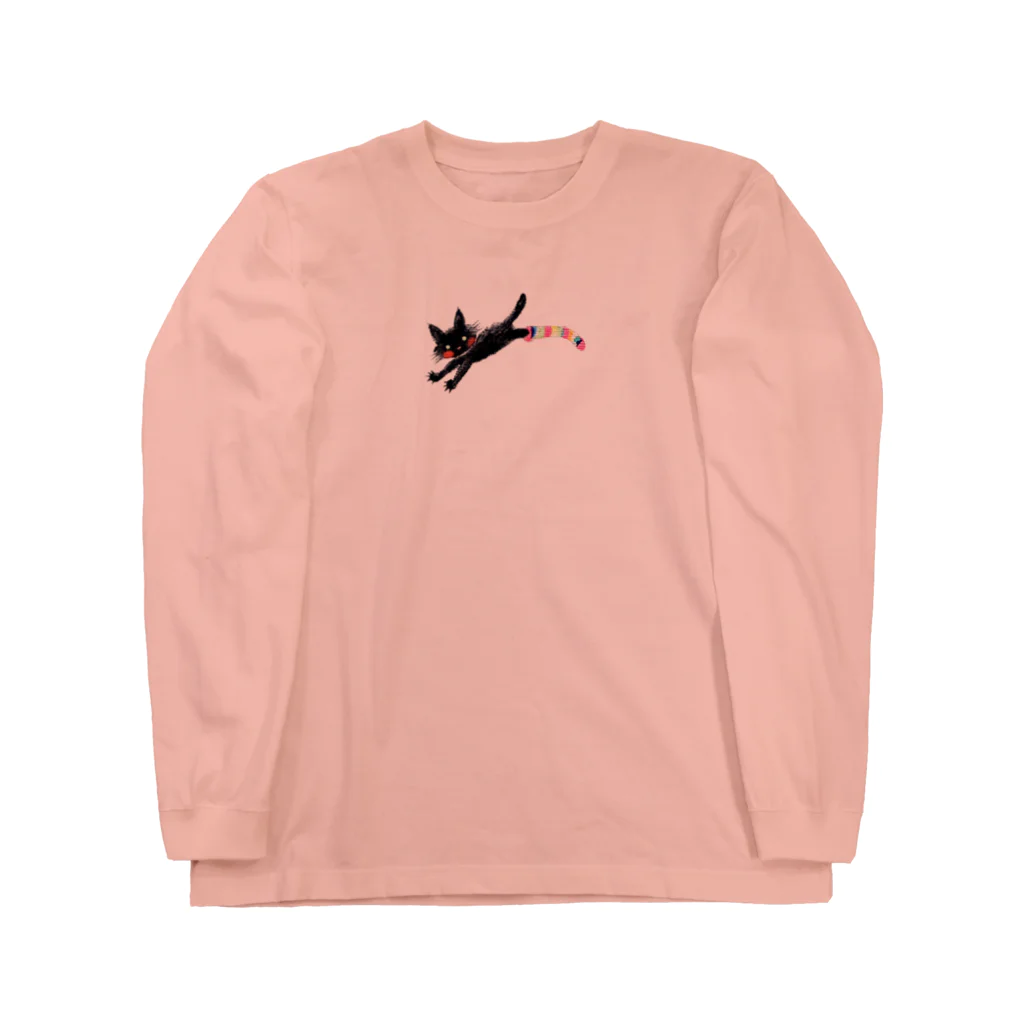 かまくらまいのくつしたくろねこ Long Sleeve T-Shirt