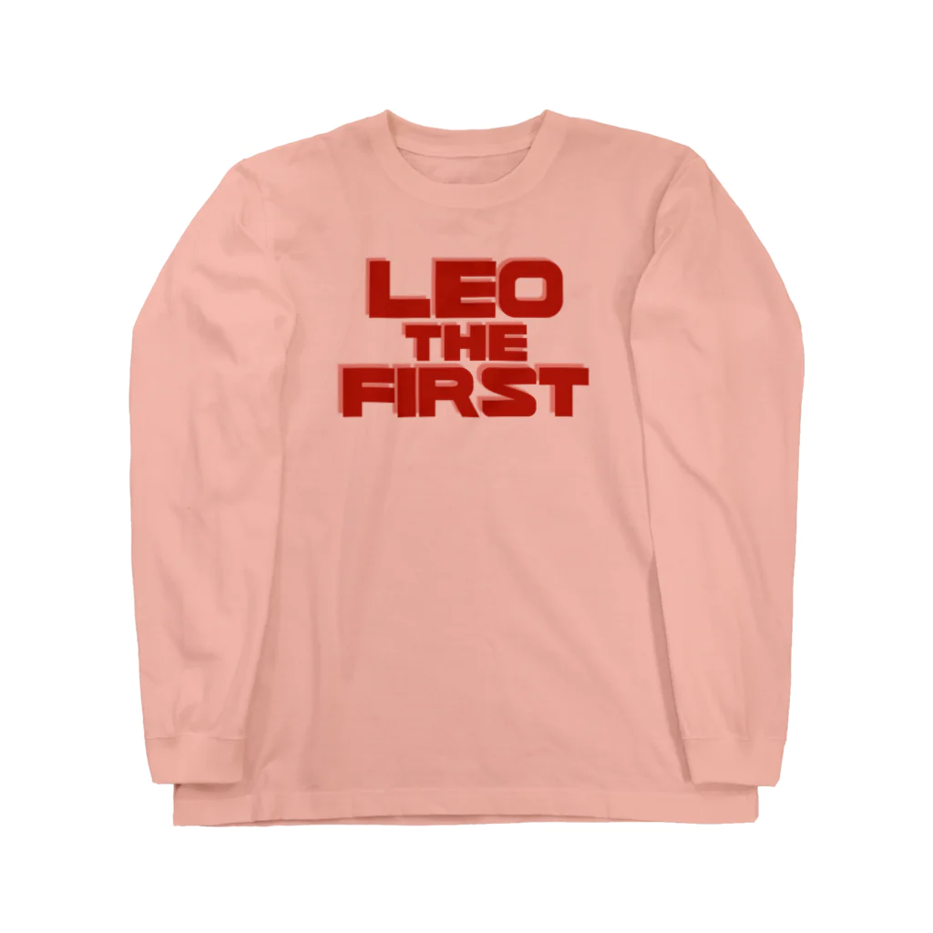 宇宙の真理ナビゲーターSunsCrystal's Shopの【獅子座】Leo the first (しし座いちばん) ロングスリーブTシャツ