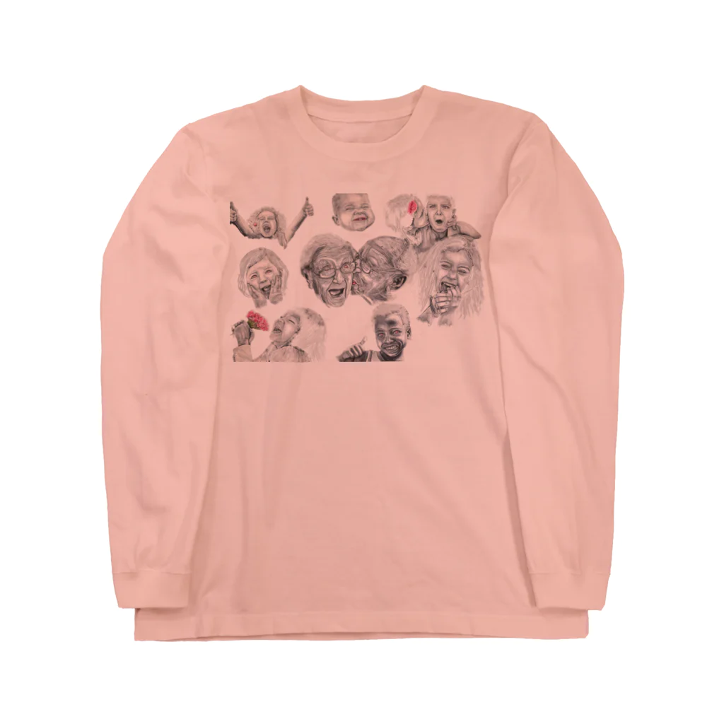 Owl's Dream　アウルズドリームのlove, peace and happiness ロングスリーブTシャツ