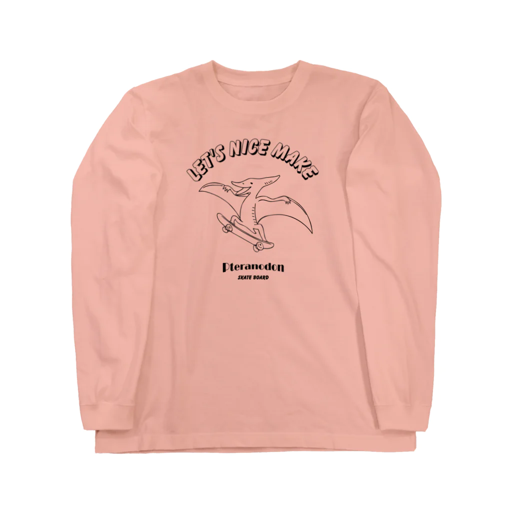 LONESOME TYPE ススのLET'S NICE MAKE（プテラノドン） Long Sleeve T-Shirt