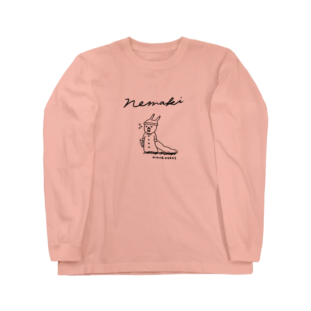 ウサギのウー by NIKUQ WORKSのNemaki Long Sleeve T-Shirt