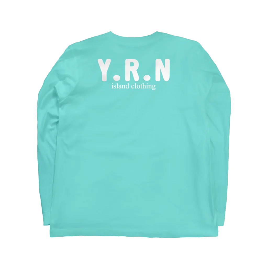 Y.R.N island  clothingの「与論島」 star🏝island Long Sleeve T-Shirt :back