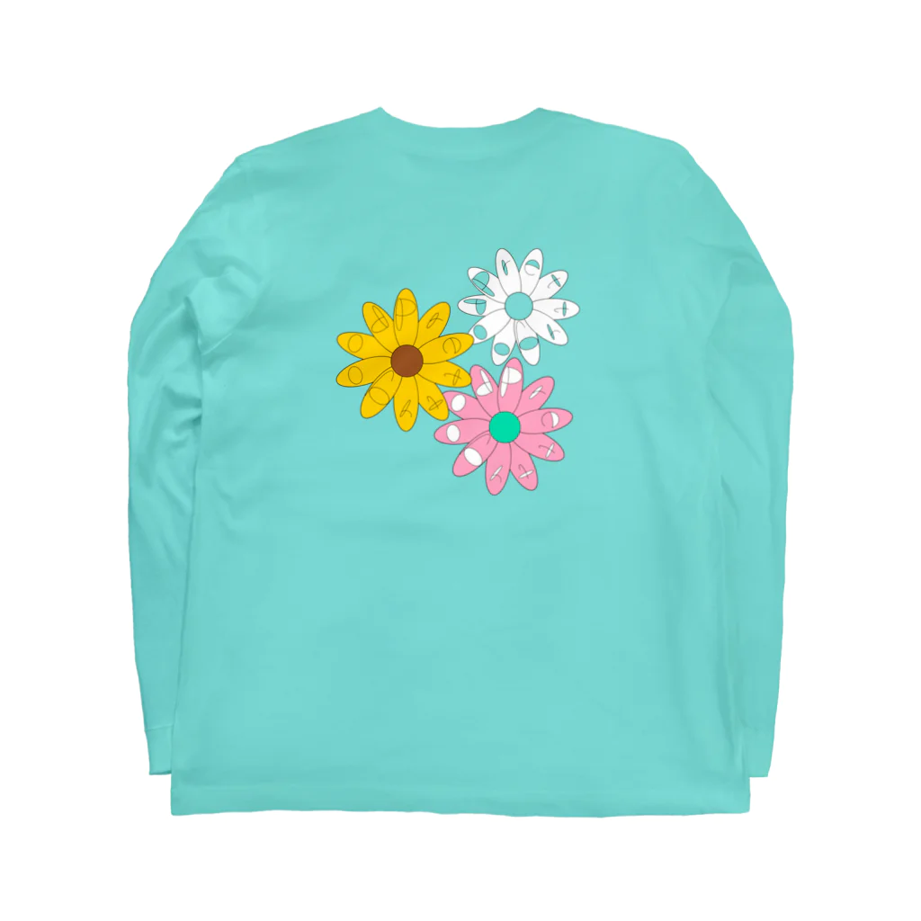 Pretty goodの花ロンＴ ロングスリーブTシャツの裏面