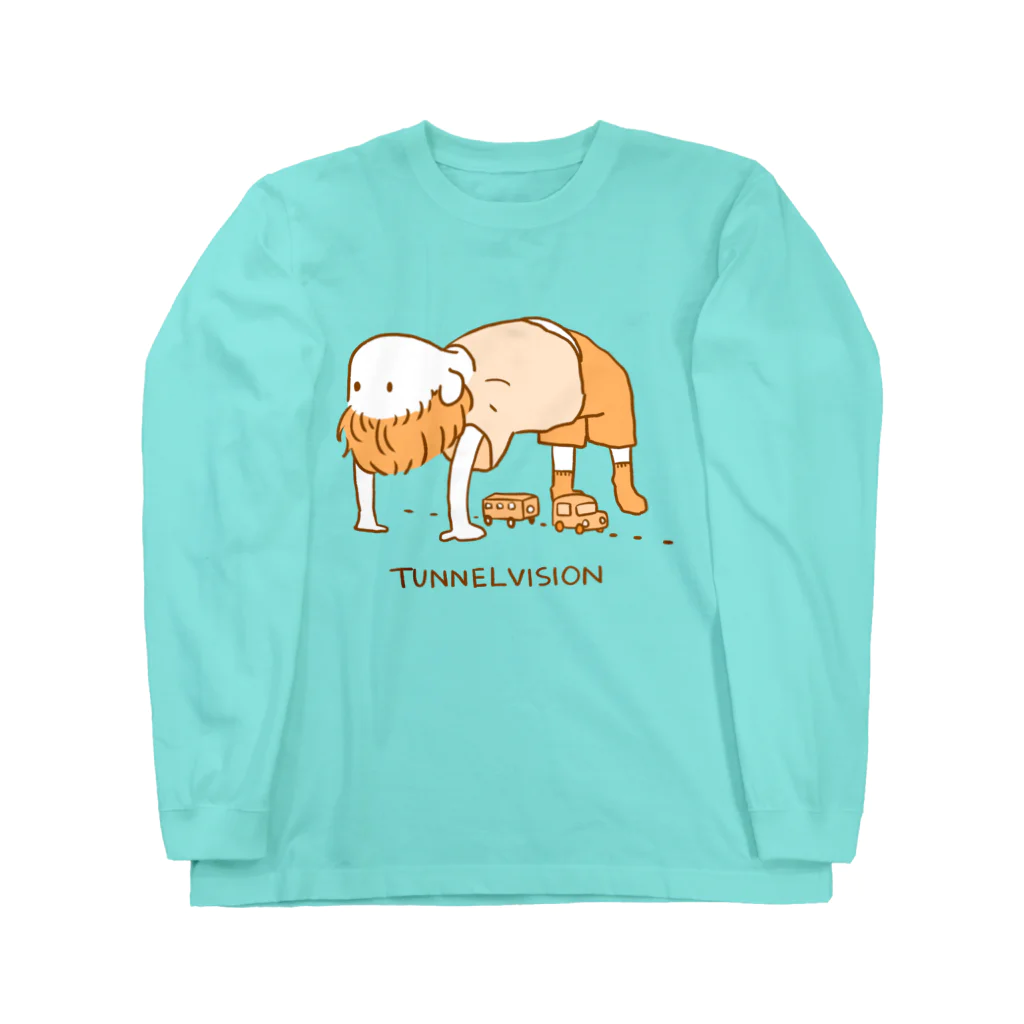 Matthew&Wiffのトンネルビジョン_オレンジ Long Sleeve T-Shirt