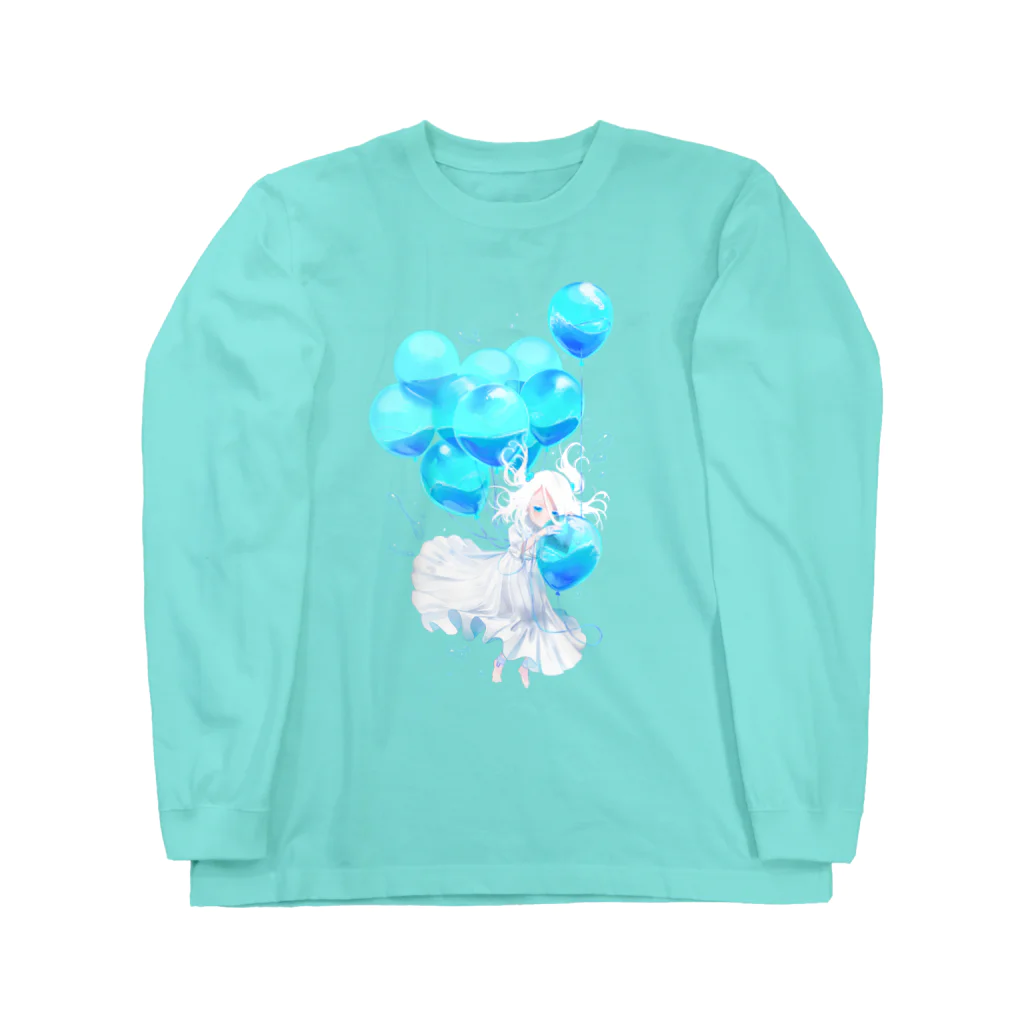 UmiUchiのピンポンツリースポンジ Long Sleeve T-Shirt